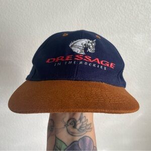 Vintage embroidered Dressage in the Rockies CDI-W hat